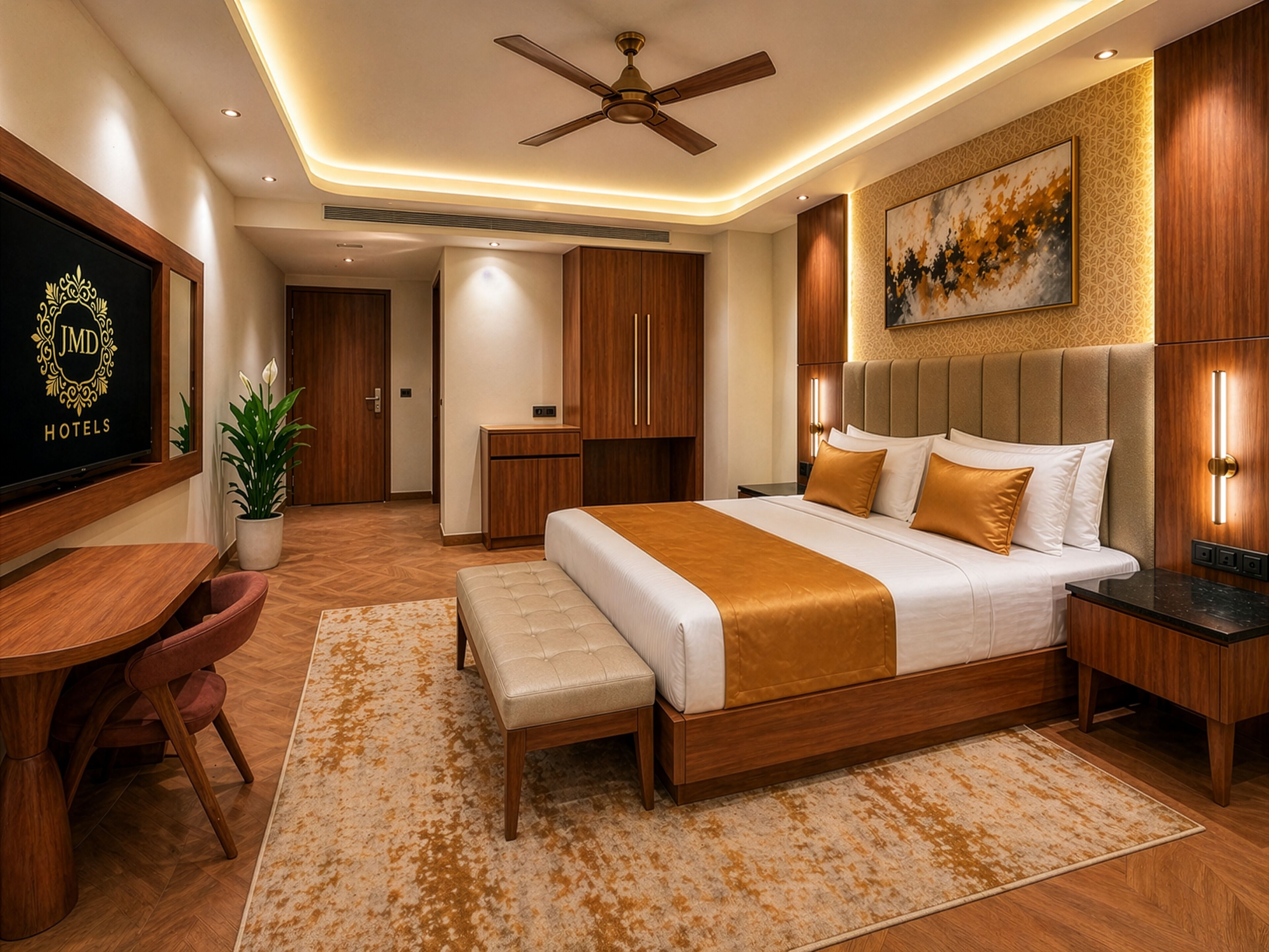 Superior Room with City View | Egyptian cotton sheets, premium bedding, minibar, free WiFi