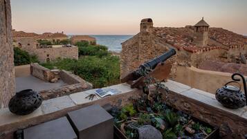 Casa Deluxe, balcón, vistas al mar | Terraza o patio