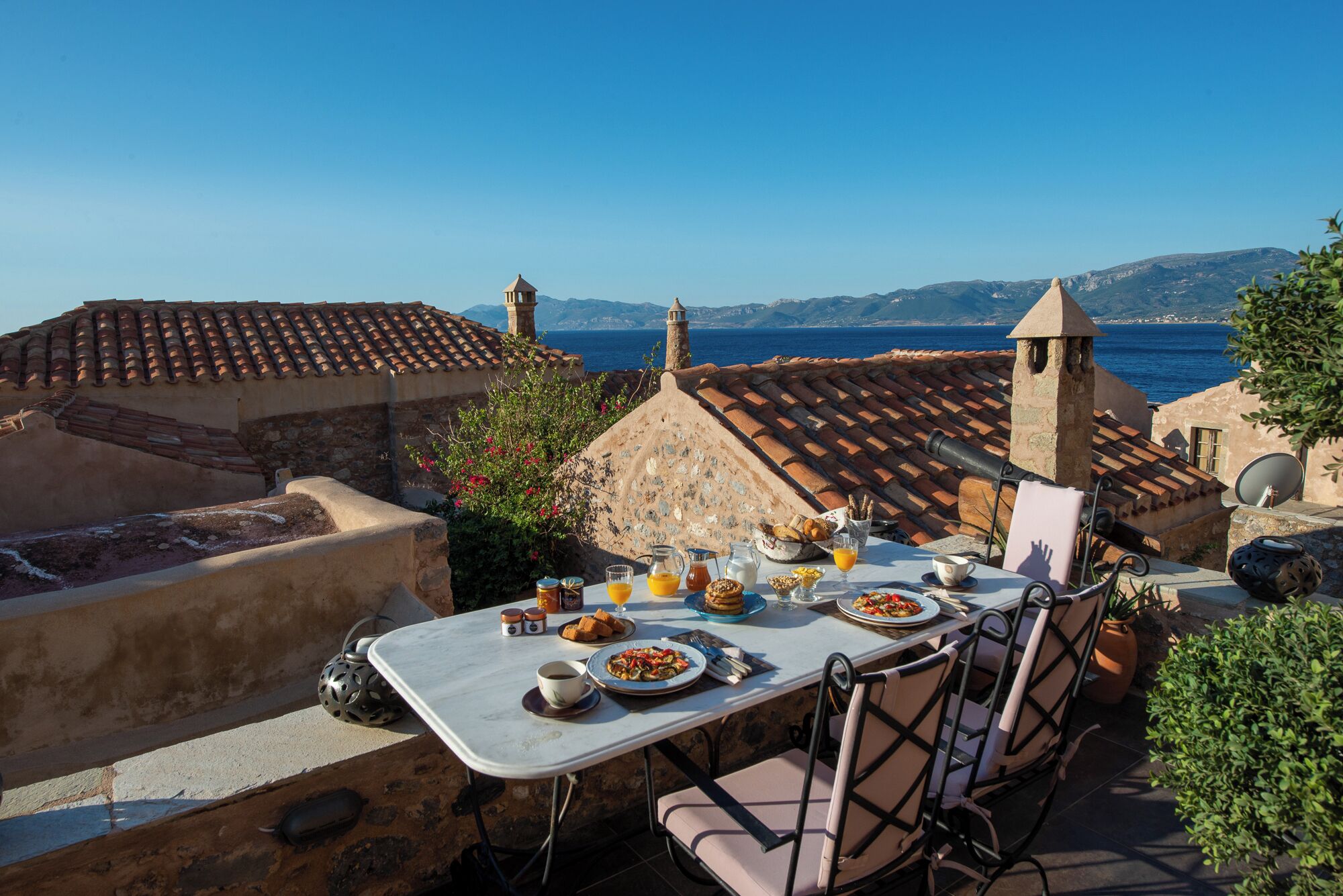 Deluxe House, Balcony, Sea View | Terrace/patio