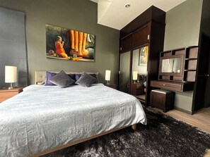 Iron/ironing board, WiFi, bed sheets - Private Holiday 2 Bedroom Pool Villa with Jacuzzi & Gym, at Bang Jo, Phuket Home (Thalang,)