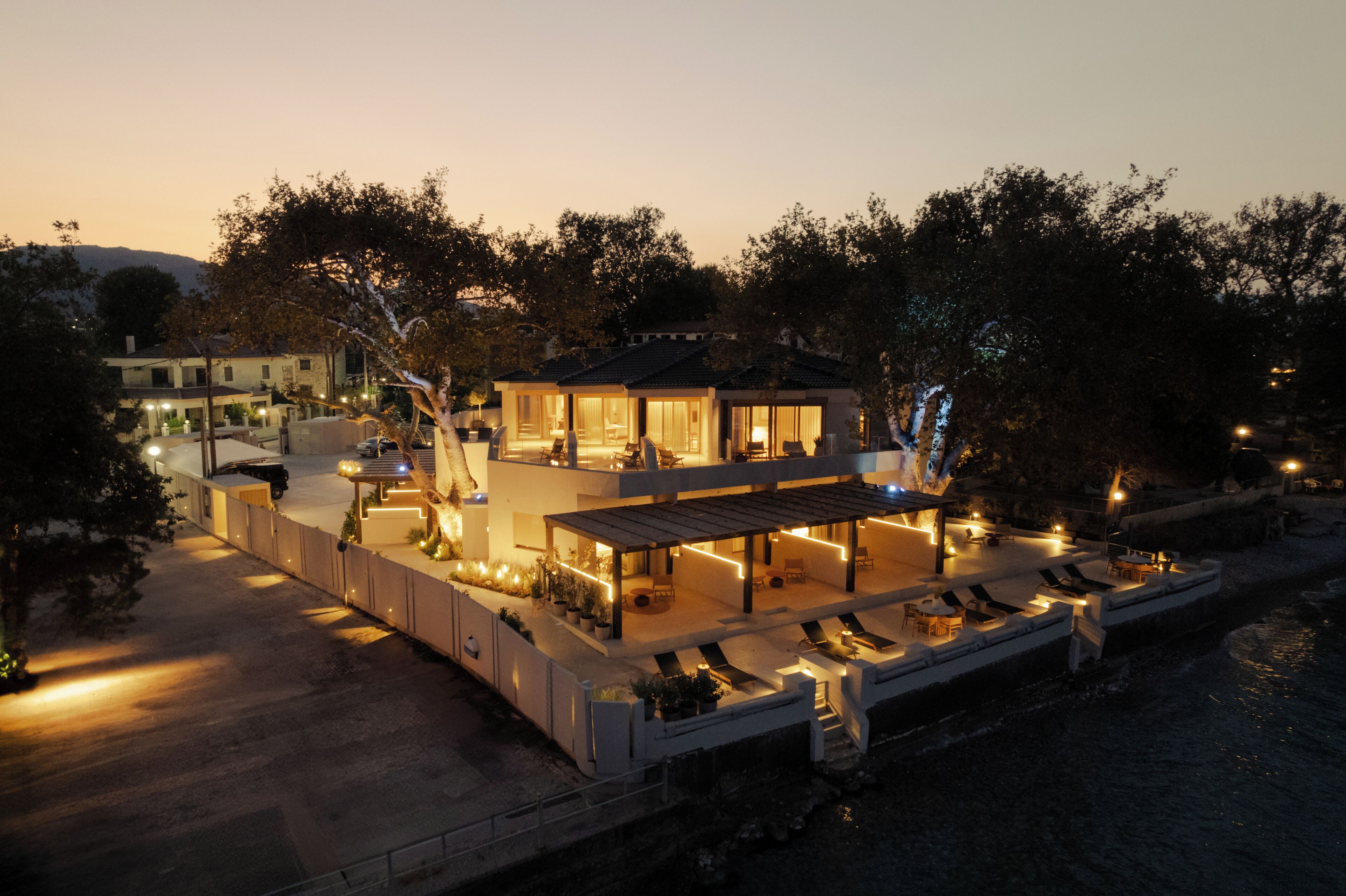 Façade de l’hébergement