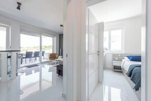 2 bedrooms, iron/ironing board, WiFi, bed sheets - Adris 2 luxury apartment with a pool (Novalja)