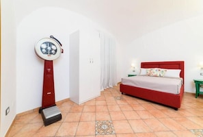 1 slaapkamer, een kluis op de kamer, beddengoed