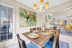 Dining - Wavy Seas - Tennis Villa 77A (Miramar Beach)