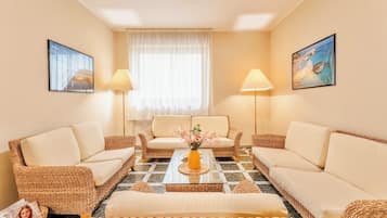 Área de estar no saguão