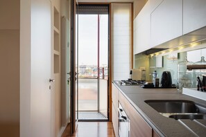 Apartment, Seeblick | Eigene Küche