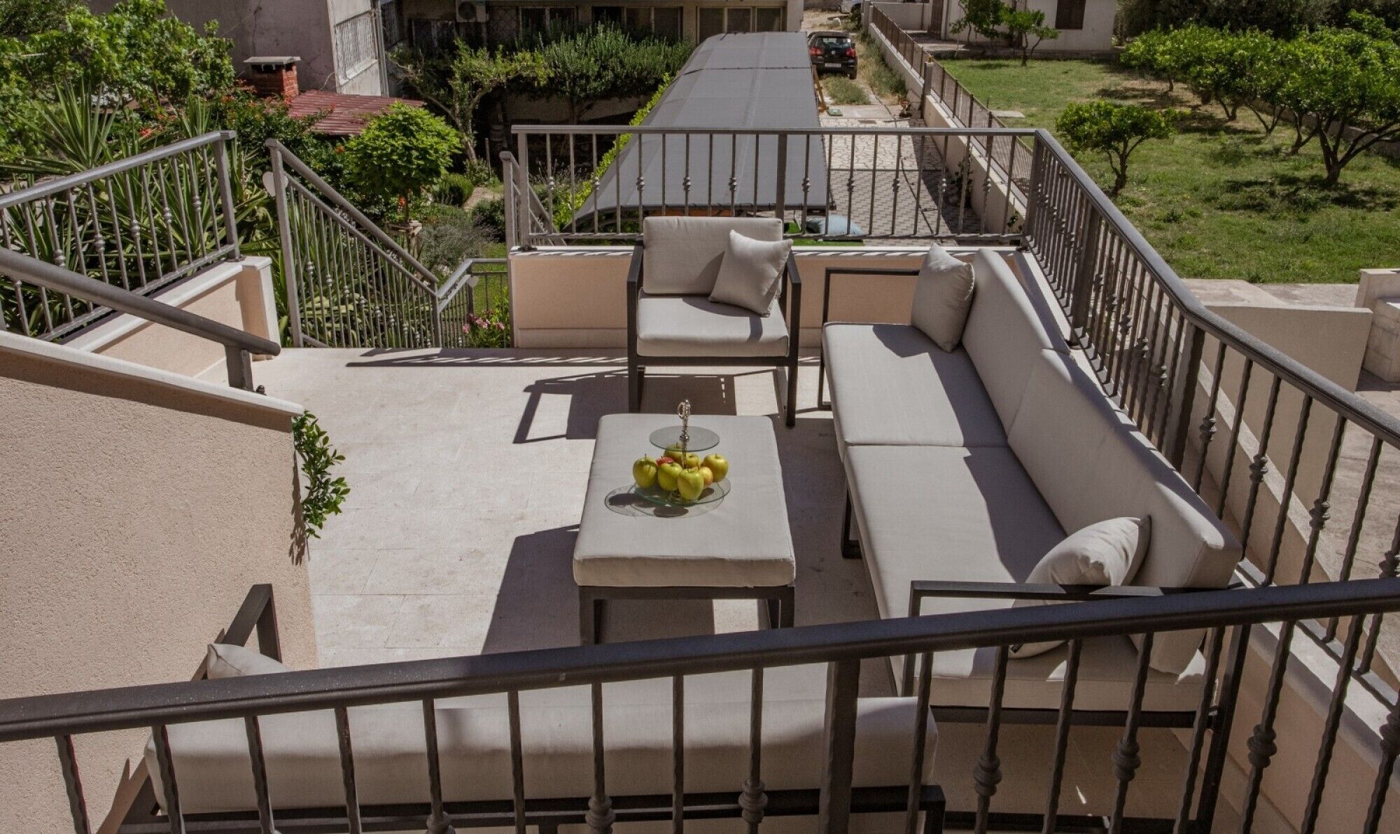 Overnattingsstedets uteområder