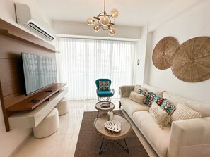 Living area - Beautiful tropical apartment in juan dolio (Playa Juan Dolio)