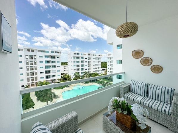 Property grounds - Beautiful tropical apartment in juan dolio (Playa Juan Dolio)