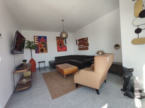 Luxury Villa, Sea View | Living area