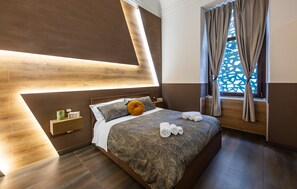 Camera Deluxe | Biancheria da letto di alta qualità, copriletto in piuma