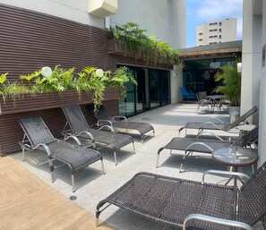 Terrace/patio - Luxury Executive Flat Hotel in Jardins (São Paulo)