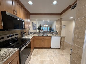 Fridge, microwave, oven, dishwasher - Siesta Dunes 1-404 - Updated Garden View with a Partial View of the Gulf! (Sarasota)