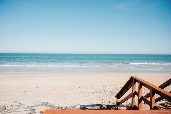 On the beach