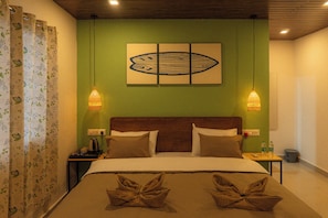 Habitación doble Deluxe, vista al jardín | Wifi gratis