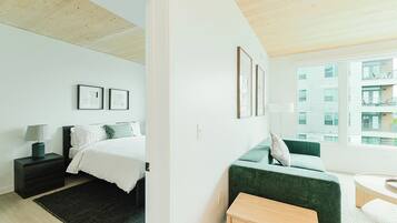 Suite, 2 chambres | Accès au Wi-Fi (inclus), literie fournie