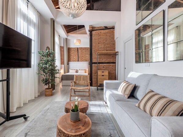 Basic Studio | Living area - Apartamentos Puerta Elvira Suites 3000 (Granada)