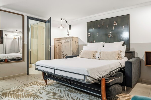 Estúdio clássico | Cortinas blackout, ferros/tábuas de passar roupa, Wi-Fi de cortesia