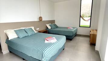 Iron/ironing board, WiFi, bed sheets