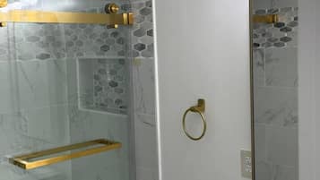 Shower, hair dryer