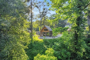 Exterior - Riverfront Cabin Retreat w/ Hot Tub! Blue Heron (Easley)