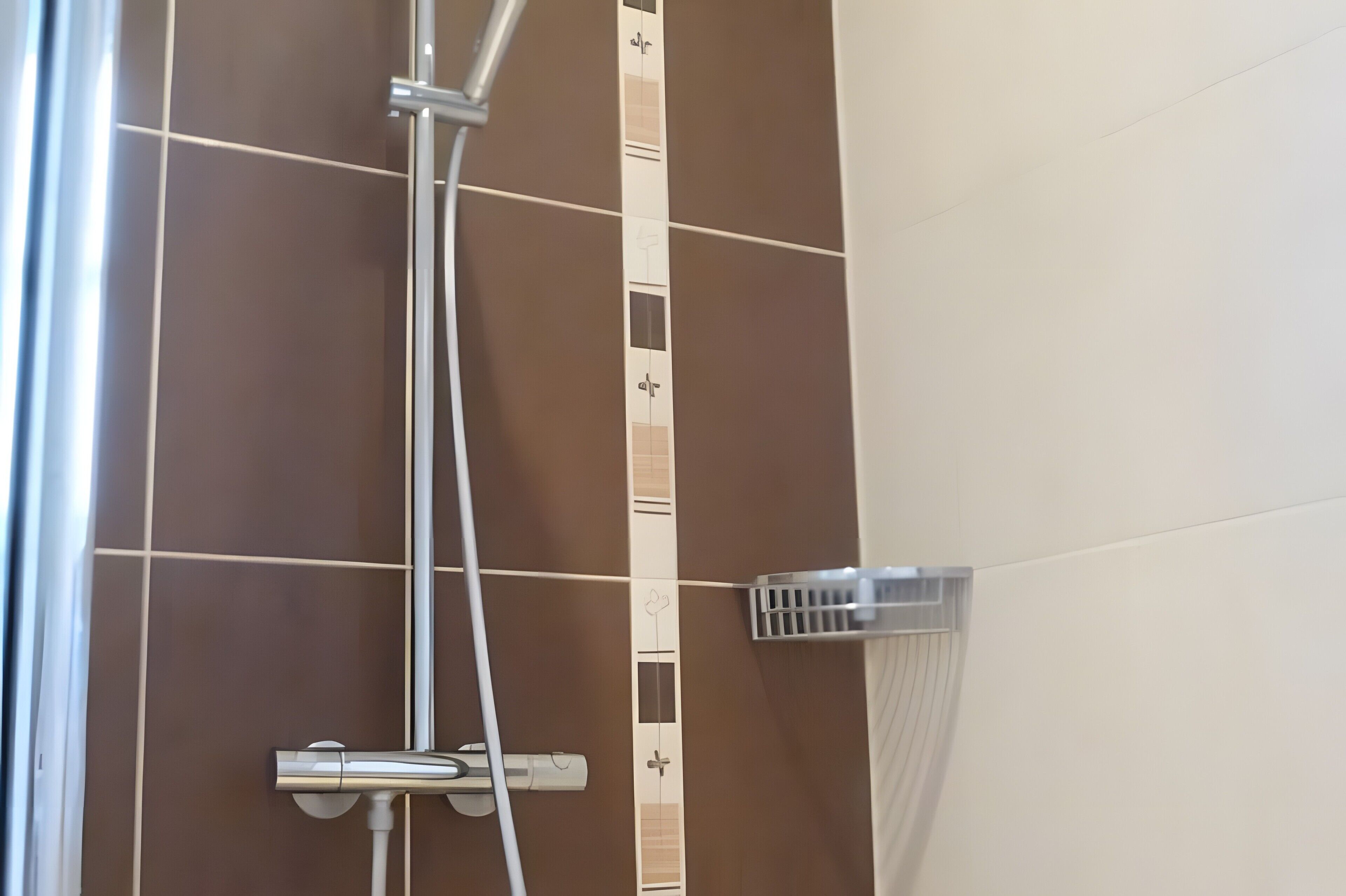 Shower, hair dryer