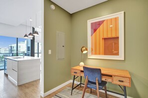 Luxury Apartment, Balcony, City View | Interior