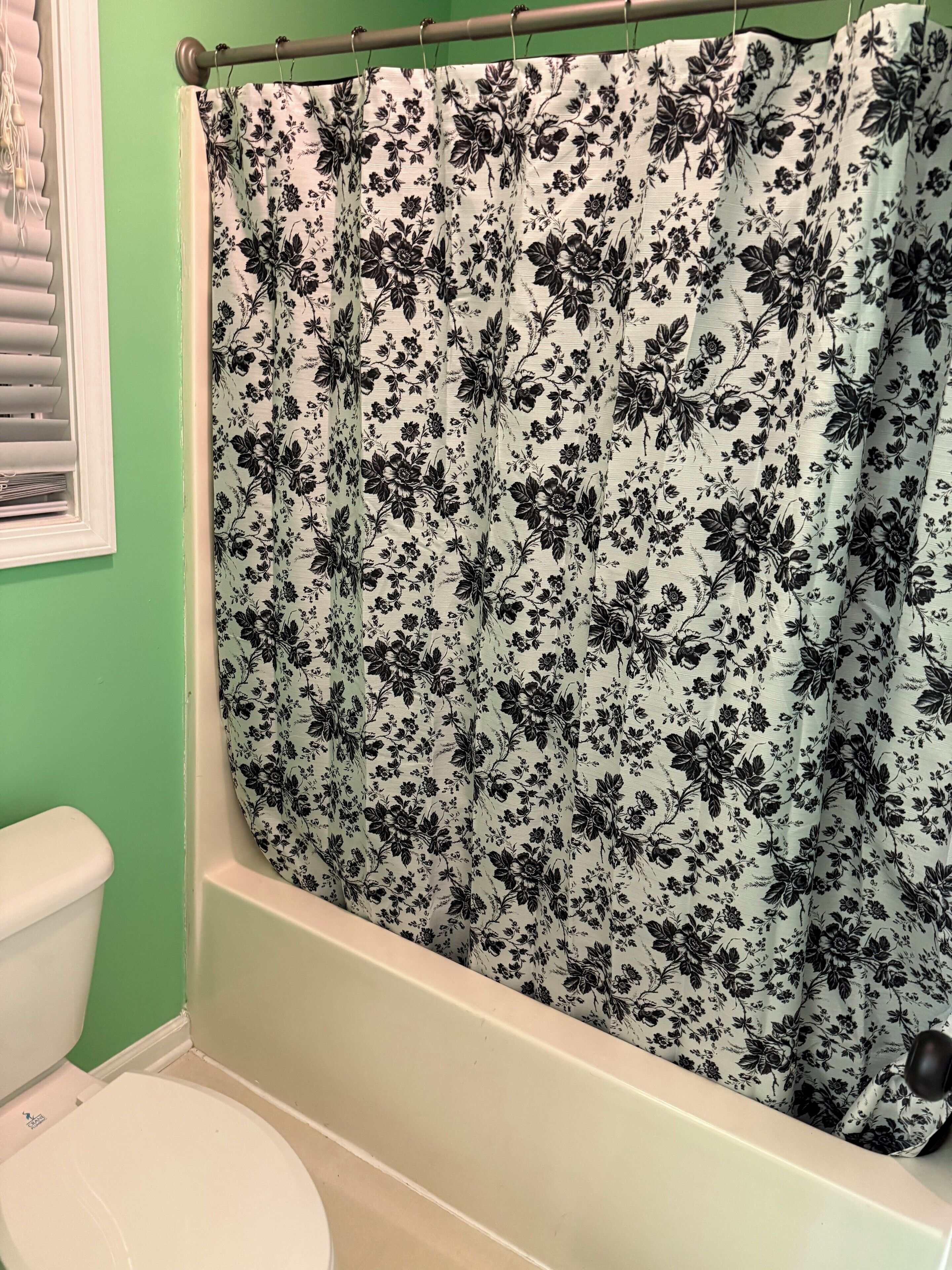 Shower, towels, soap, toilet paper