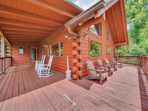 Cabin, Multiple Beds (Mountain Haven Views #345) | Terrace/patio - Mountain Haven Views #345 (Gatlinburg)