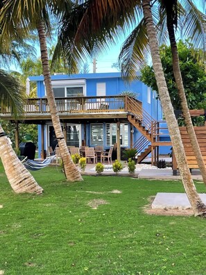 Terrace/patio - Beachfront, Spacious Home, Private Luxury Pool! (Palmer)