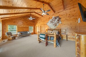 Cabin, Multiple Beds (Three Little Bears Lodge #445) | Living area - Three Little Bears Lodge #445 (Gatlinburg)