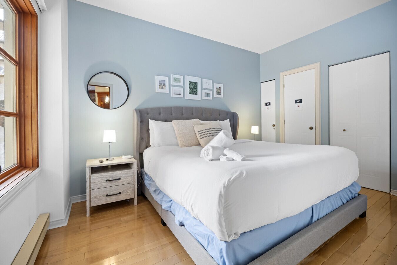 2 bedrooms, iron/ironing board, travel cot, WiFi