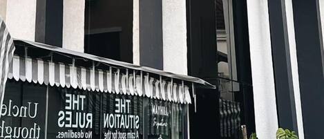 Fassade der Unterkunft