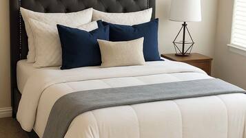 Iron/ironing board, WiFi, bed sheets