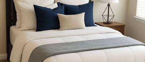 مكواة/لوح كي وواي فاي وملاءات أسرّة