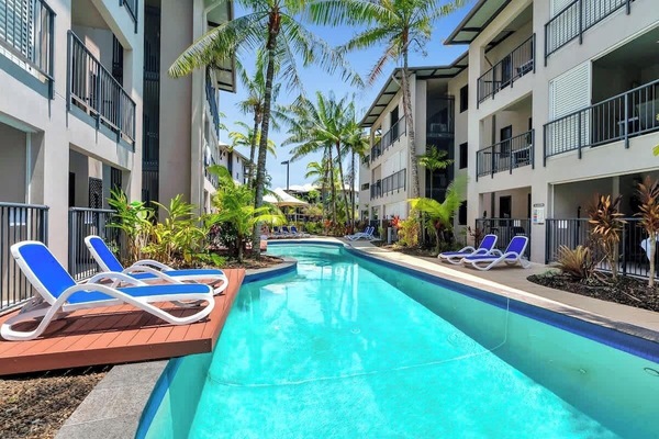 Step straight from your patio into the shimmering lagoon pool and start each day with a tranquil swim beneath the palms.