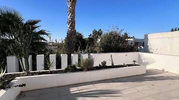 Deluxe Double Room, Balcony, Pool View | Terrace/patio