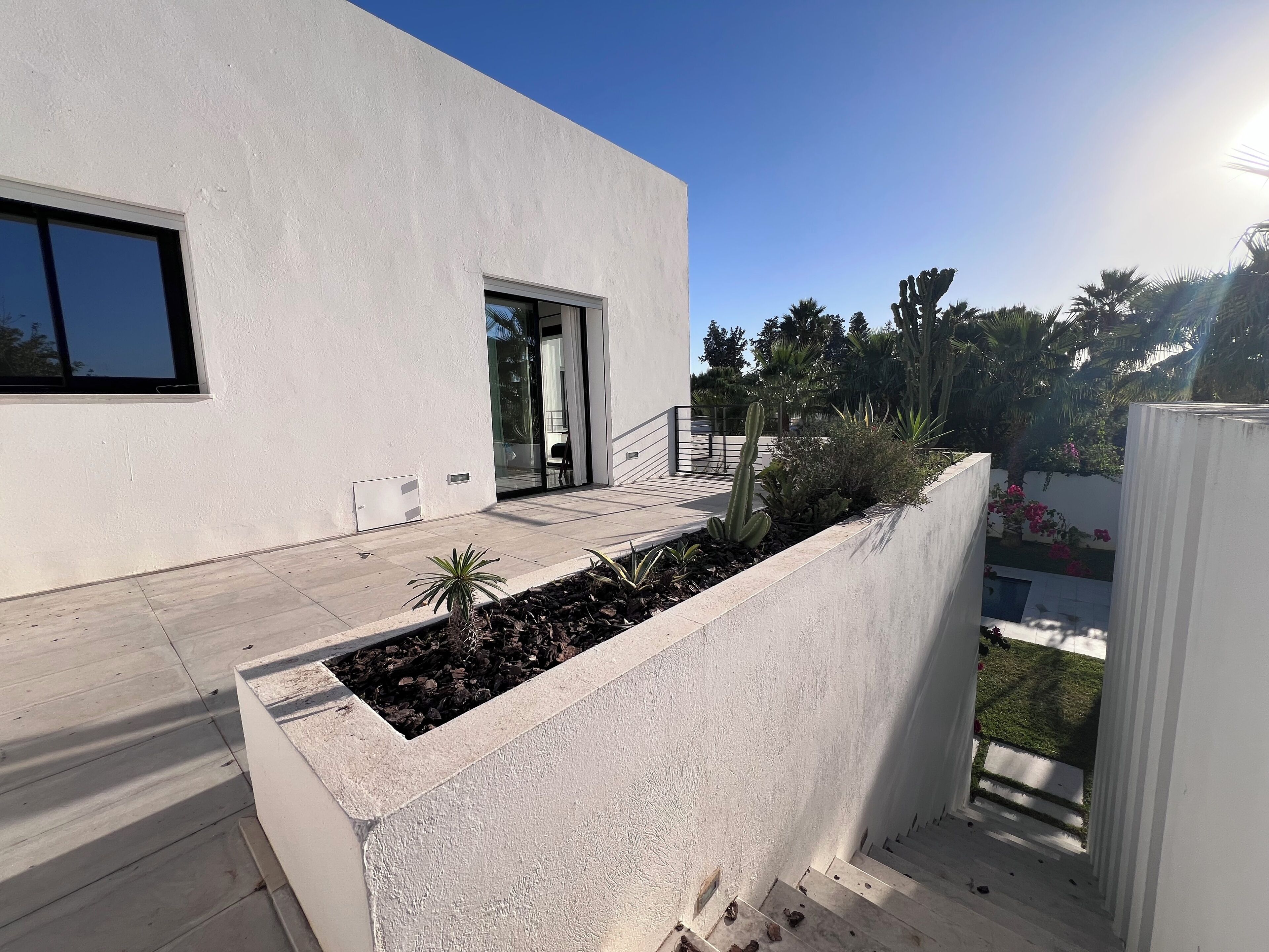 Deluxe Double Room, Balcony, Pool View | Terrace/patio