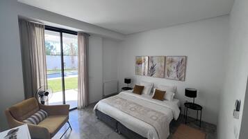 Chambre Deluxe Double ou avec lits jumeaux, vue piscine