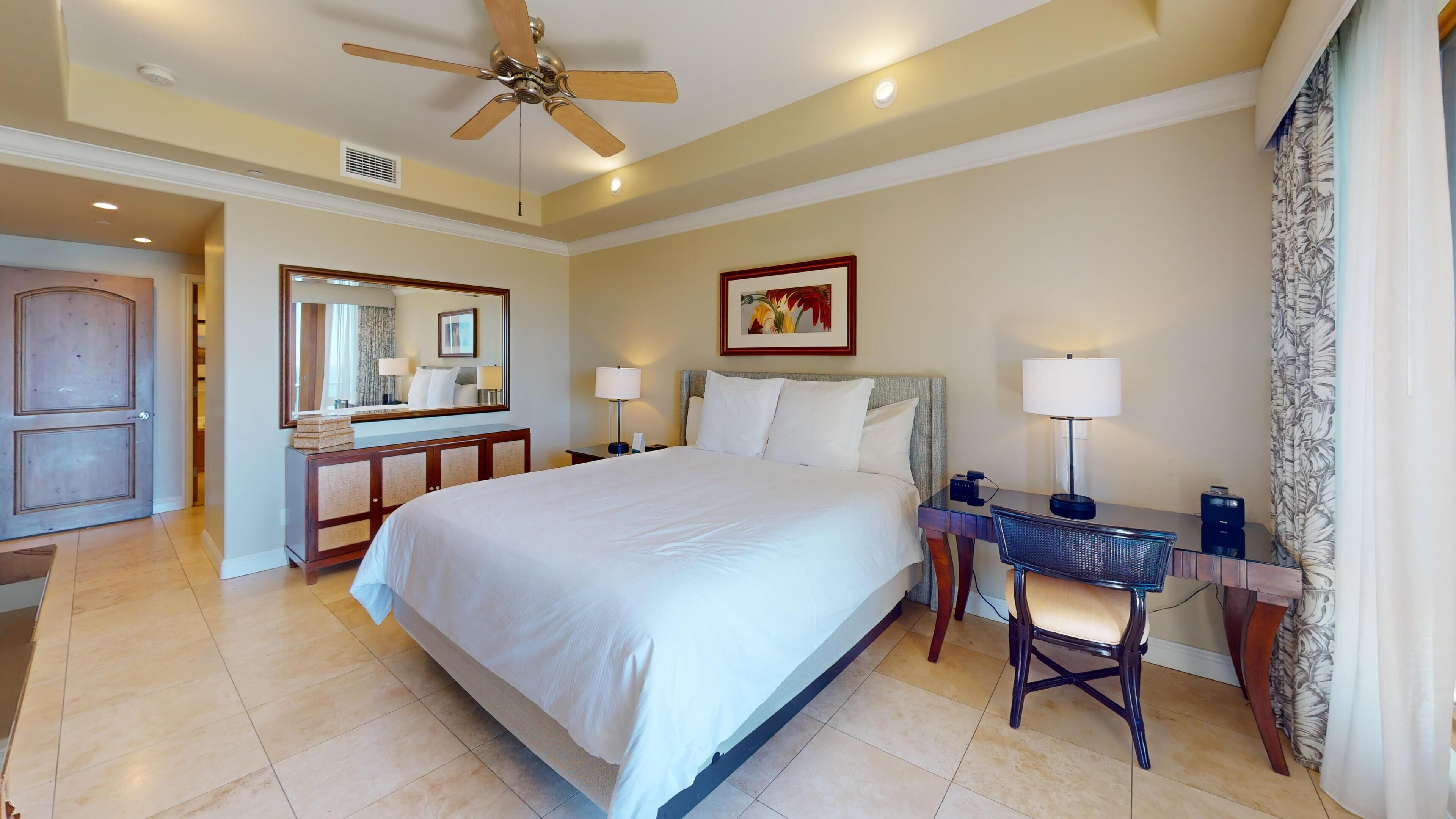 Suite, 2 Bedrooms, Ocean View | In-room safe, desk, blackout curtains, iron/ironing board