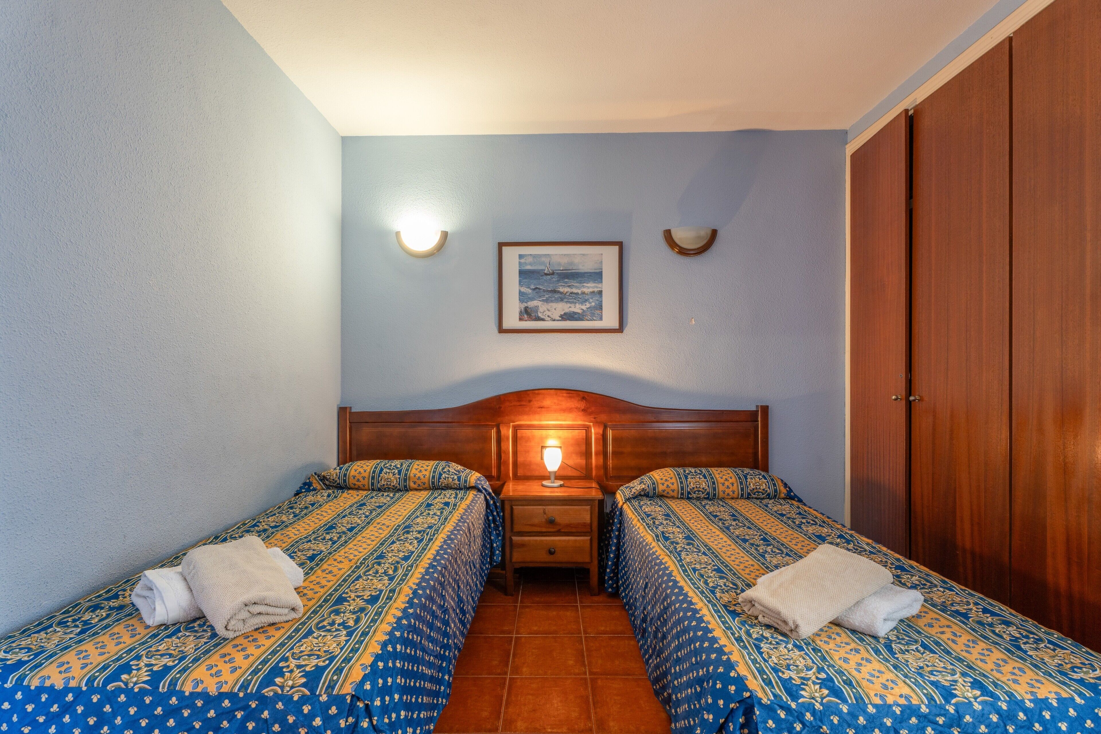 1 bedroom, iron/ironing board, bed sheets