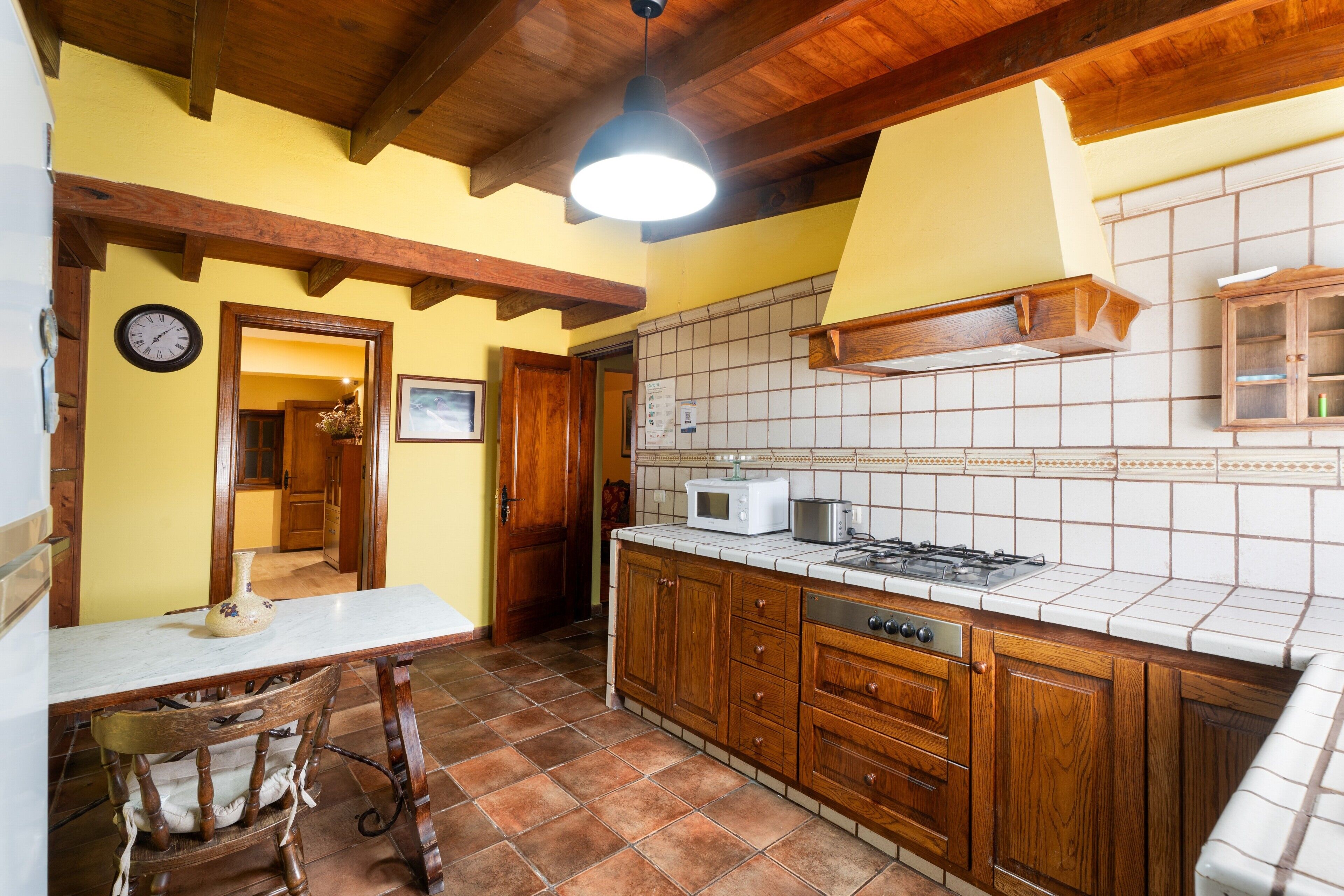 Fridge, microwave, coffee/tea maker, electric kettle