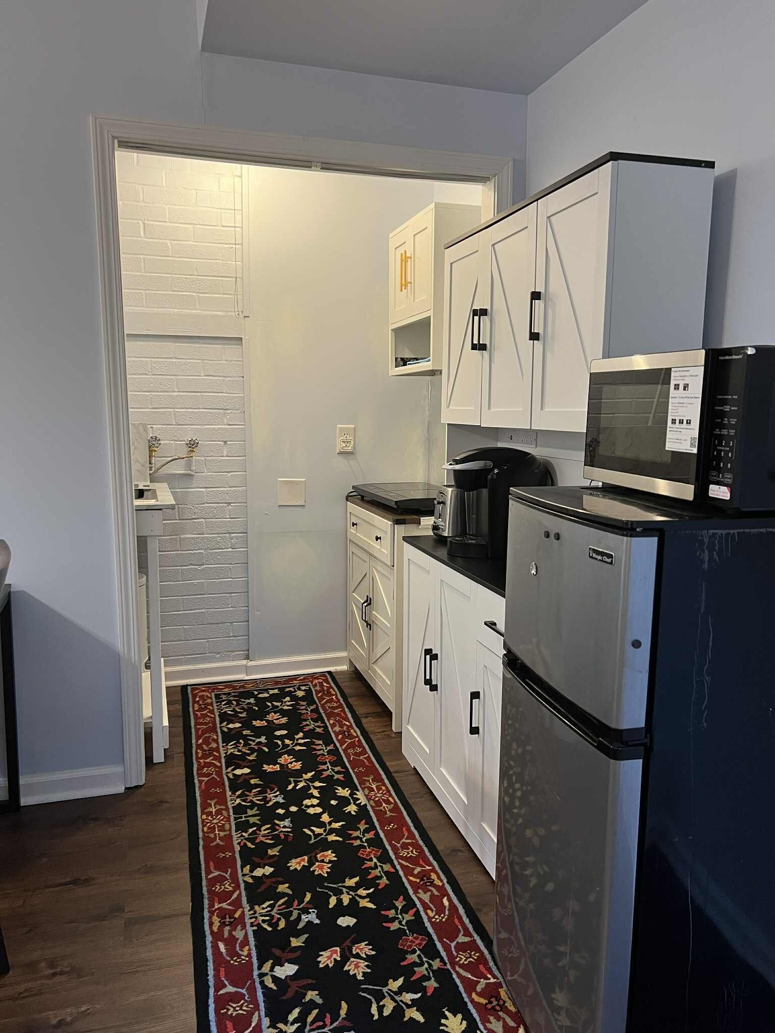 Mikrobølgeovn og kokeplater