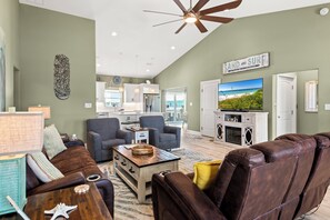 Smart TV, table football - 🏖️Nirvana in Navarre | Stunning 3BR Home w/ Private Pool + Walk to Beach🏖️ (Navarre)