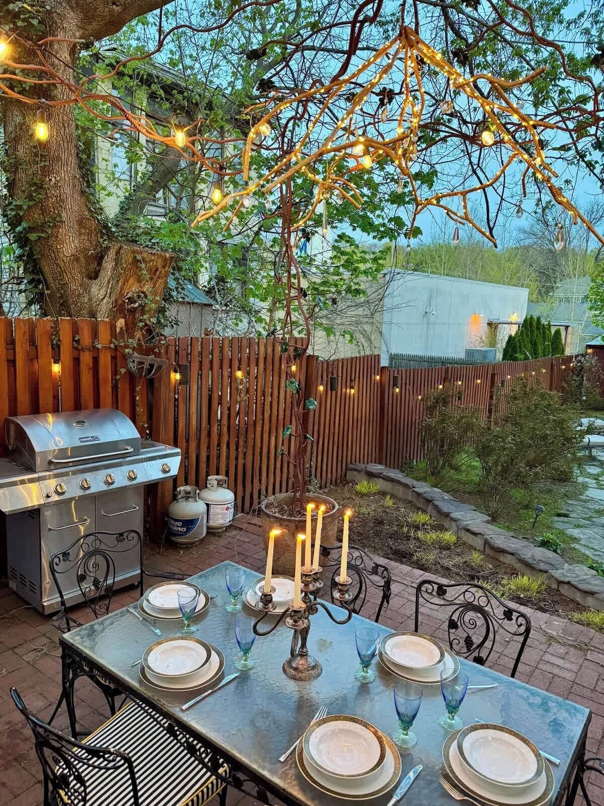 Opções para refeição ao ar livre