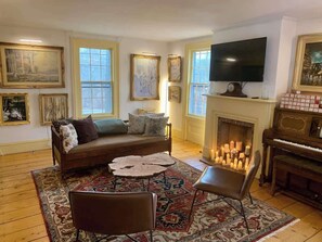 TV, fireplace, DVD player, foosball - Historic Canal Home on Nature Preserve (Princeton)