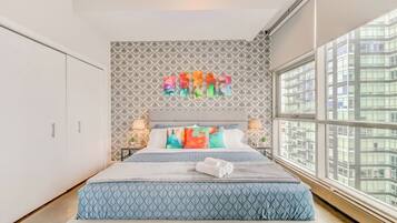 2 bedrooms, iron/ironing board, free WiFi, bed sheets