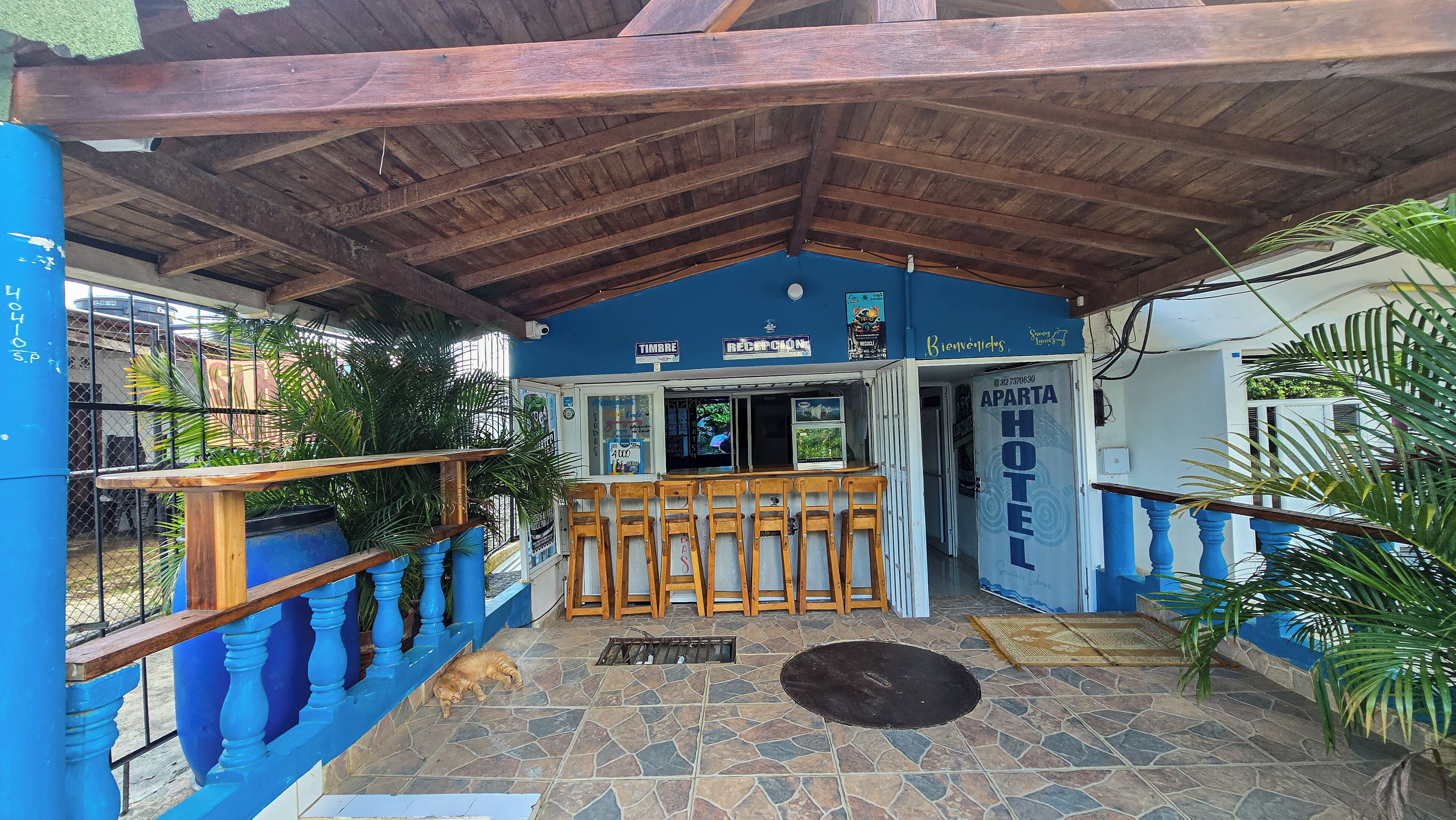 Façade de l’hébergement