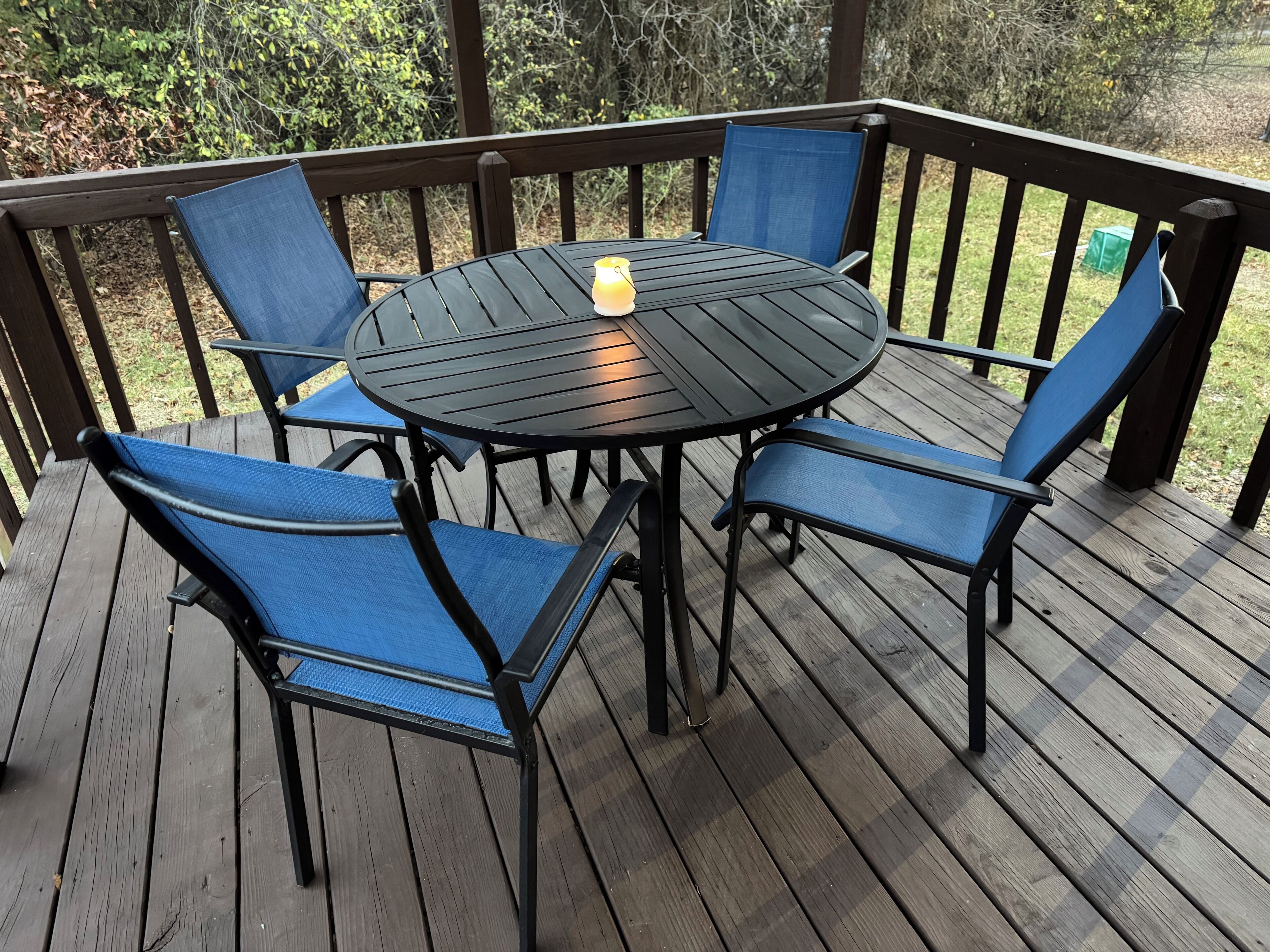 Opções para refeição ao ar livre