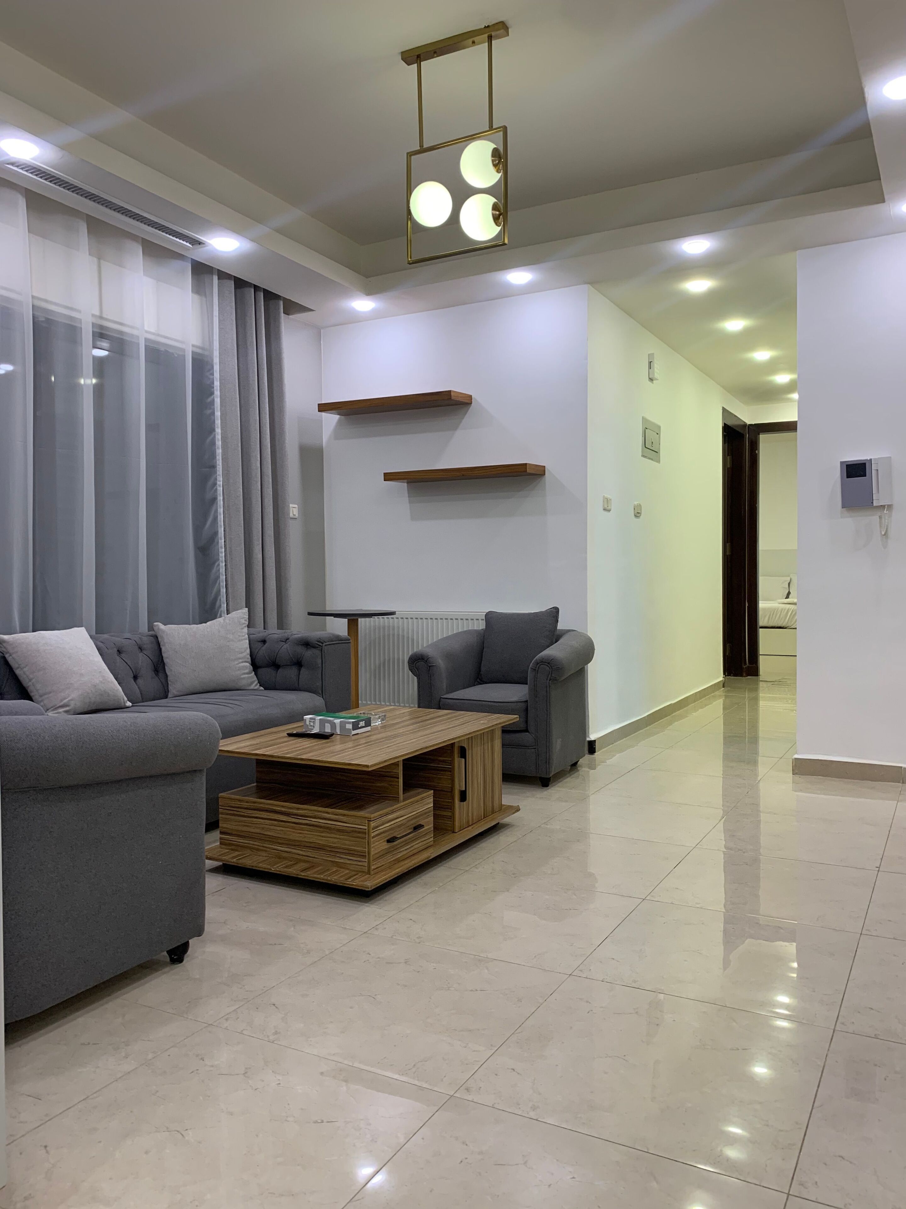 Appartement, 3 chambres, accessible aux personnes à mobilité réduite, fumeur | Salle de séjour